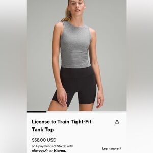 Lululemon tank top